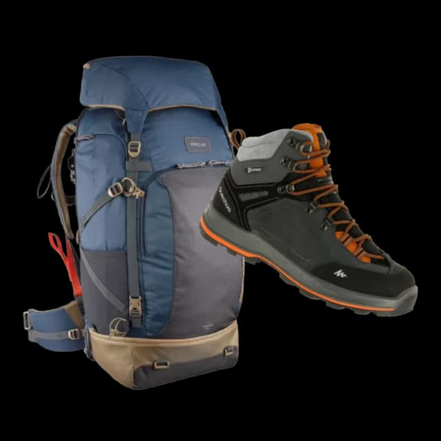 SharePal's category page of Trekking Gear on rent showing image of a sub-category called Trekking gear on rent