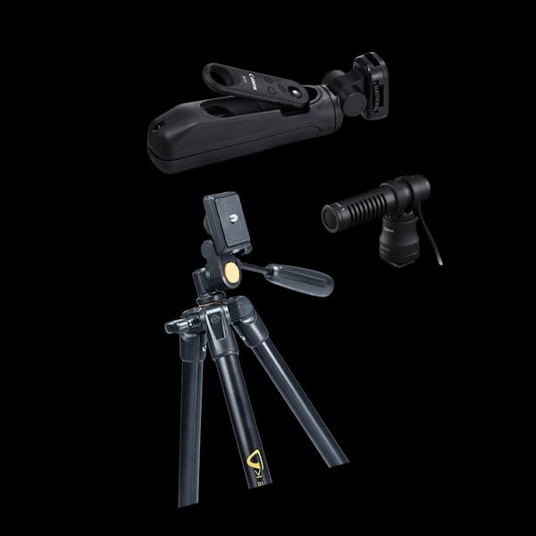 SharePal's category page of Cameras on rent showing image of a sub-category called Tripod&Camera Accessories on rent